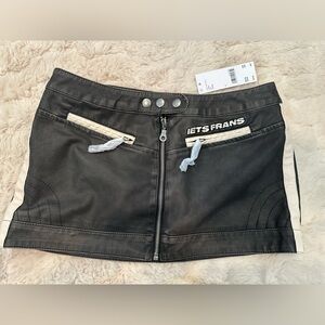 Iets Frans Motocross Mini Skirt Size small Brand new with tag